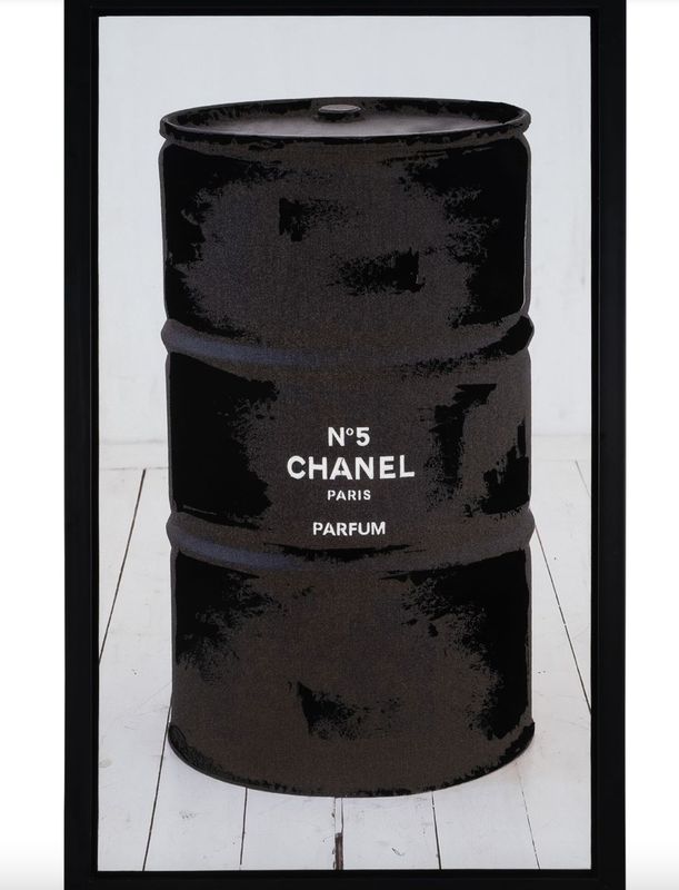Black Chanel N.5 Art 36L 59H