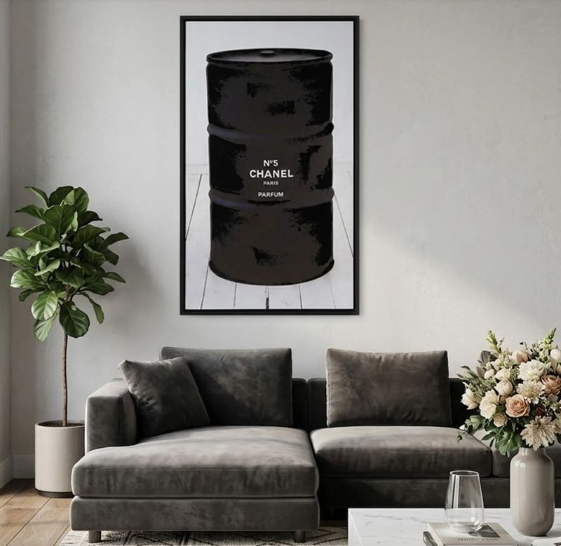 Black Chanel N.5 Art 36L 59H