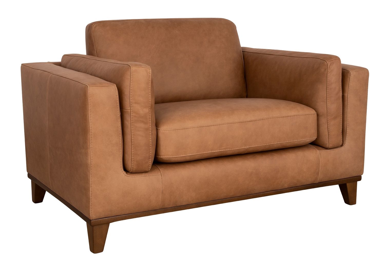 Leather Tan Accent Chair Leather Tan Accent Chair
