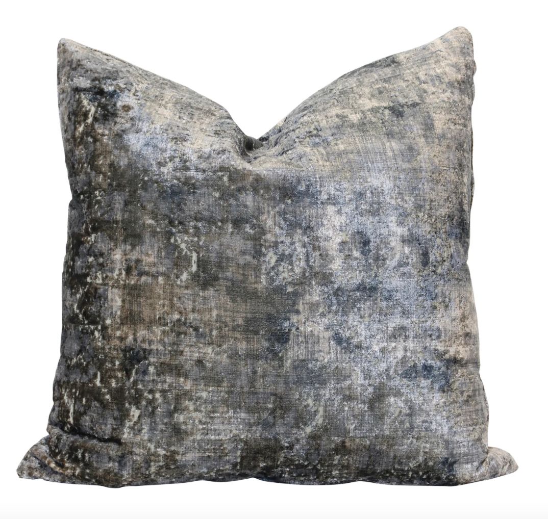 Aura Grey Pillow 24x24