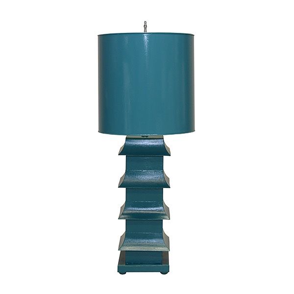 Coastal Turquoise Lamp