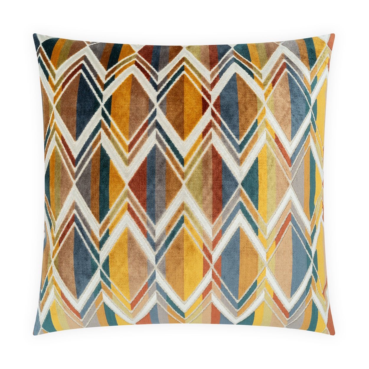 Facet Pillow 24"X24" Sunset