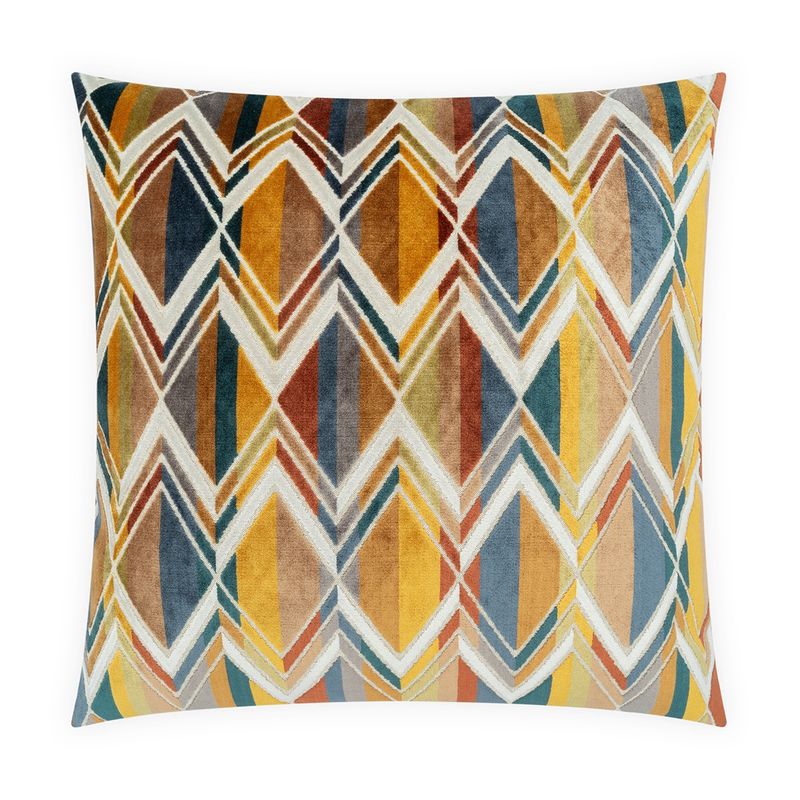 Facet Pillow 24"X24" Sunset