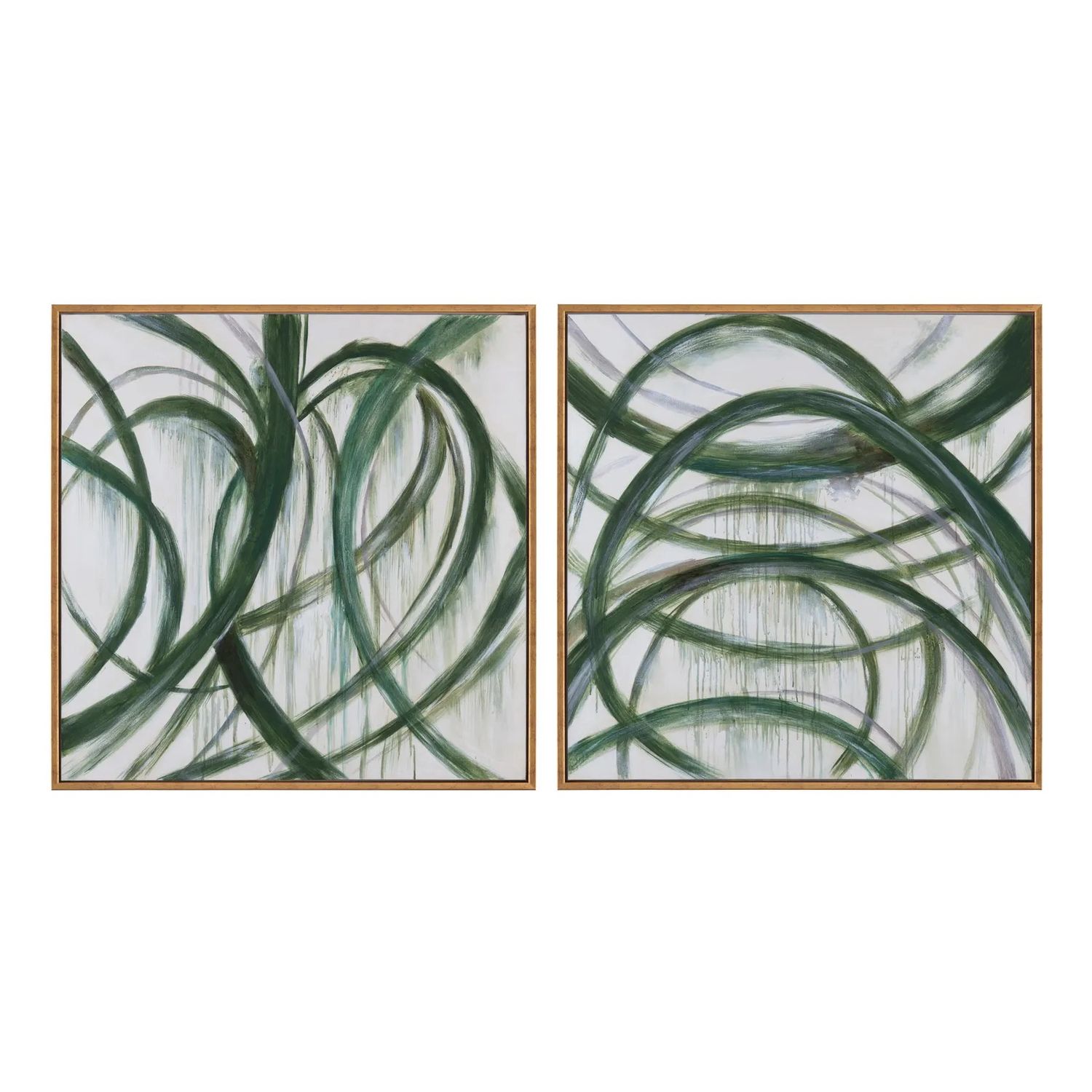 Evergreen Twists Art 41.6 x 1.5 x 41.6 (in) S/2