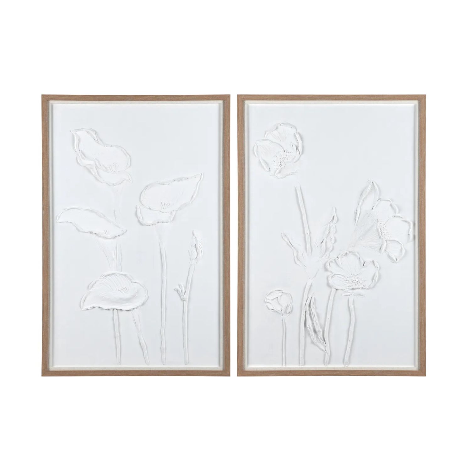 Sculpted Botanicals S/2 Art 33 x 2 x 49 (in)