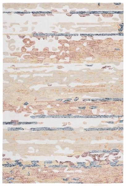 Ebony Beige Rust 8X10