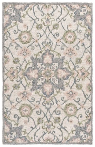 Metro Ivory/Gray 8X10