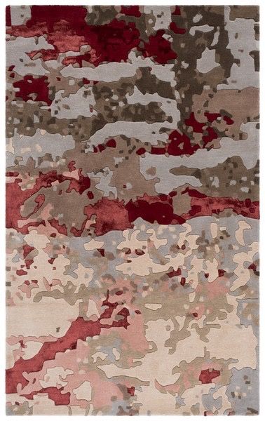 Fifth Avenue Grey Red 8X10
