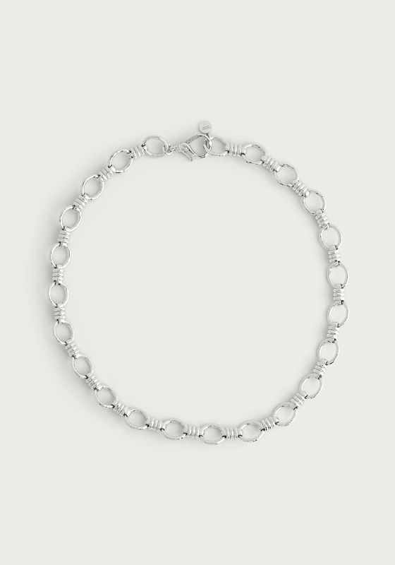 Neptune Chain Necklace Silver