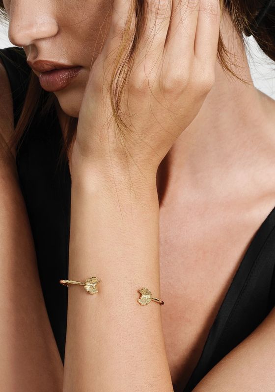 Butterfly Bangle Gold