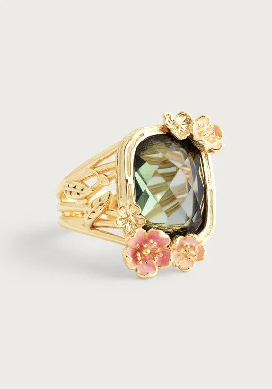 Wildflowers W/Sone Ring Gold