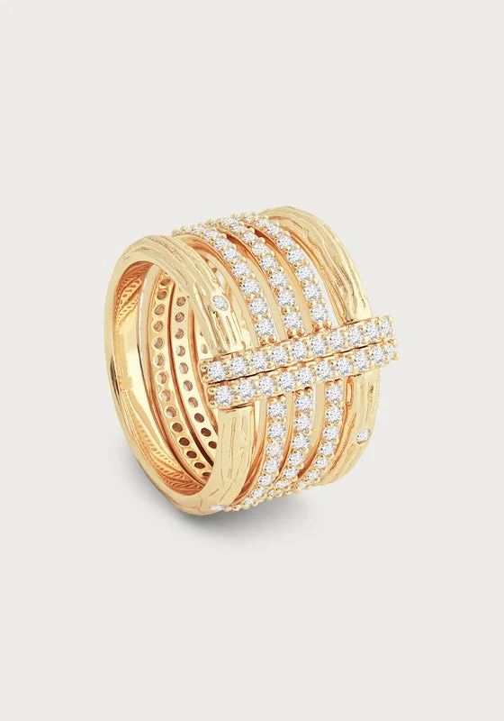 Cheval Chain Stack Ring