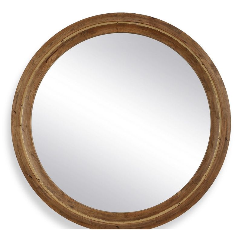 Honey Round Mirror 45"