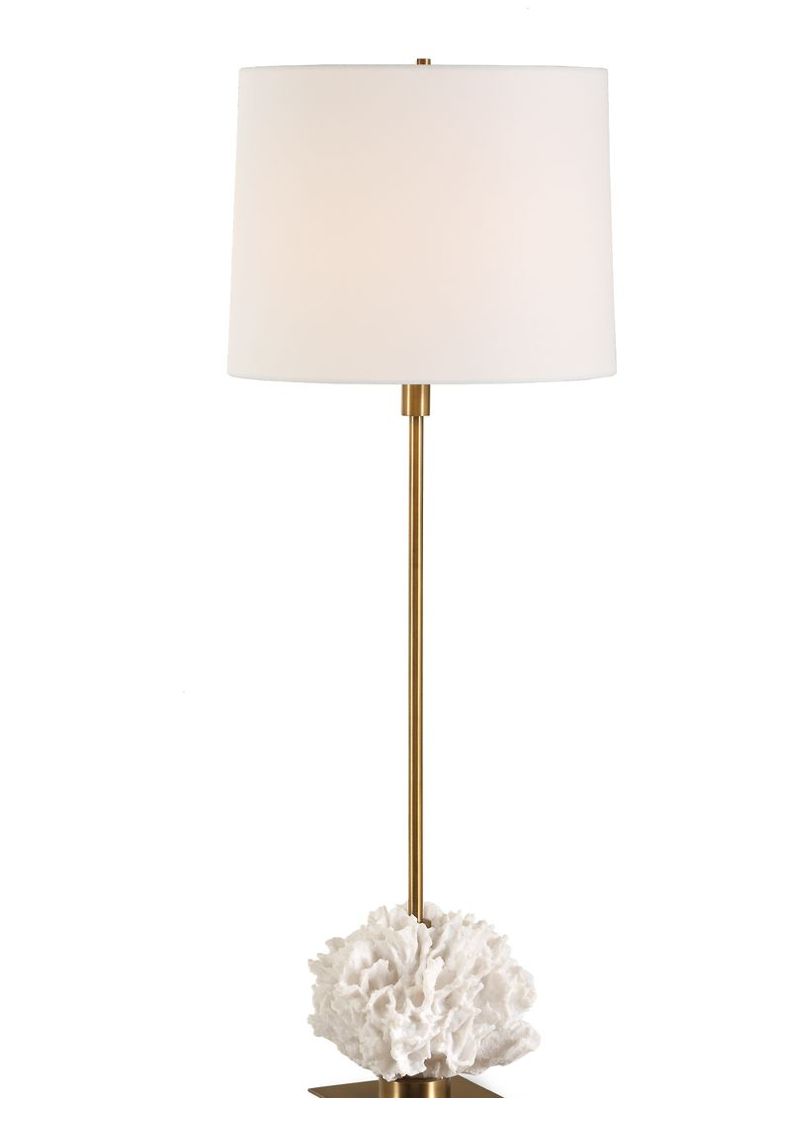 Coral Buffet Lamp 36H