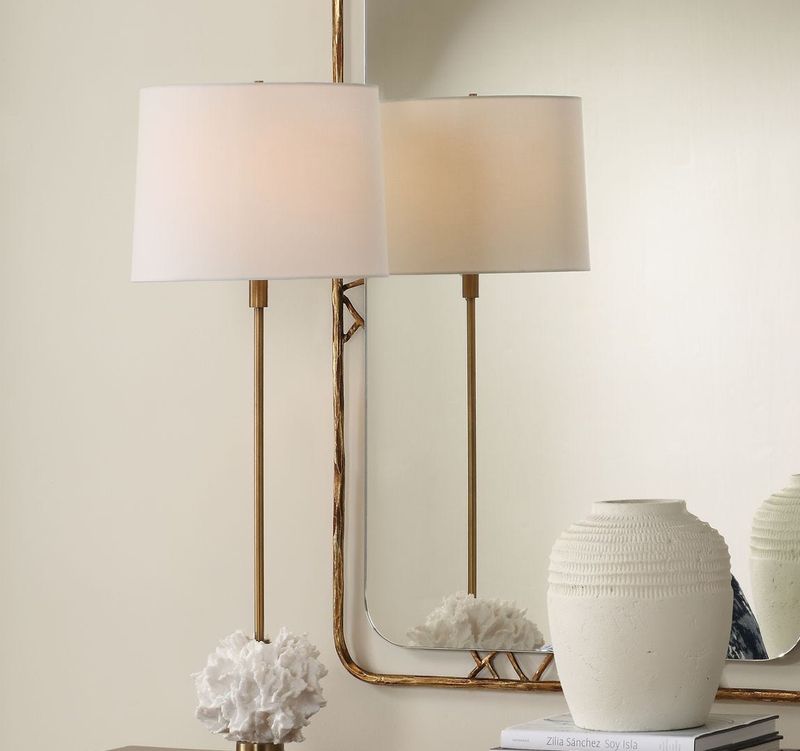Coral Buffet Lamp 36H