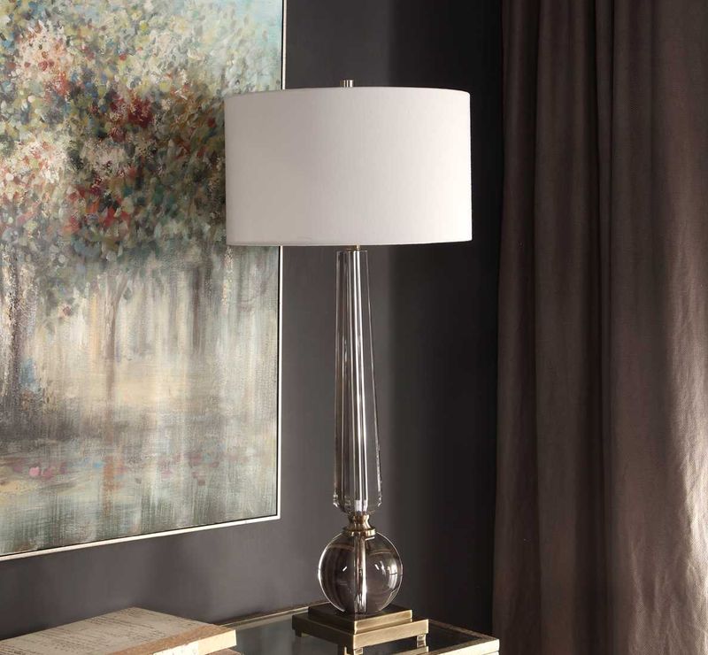 Crystal Table Lamp 39H