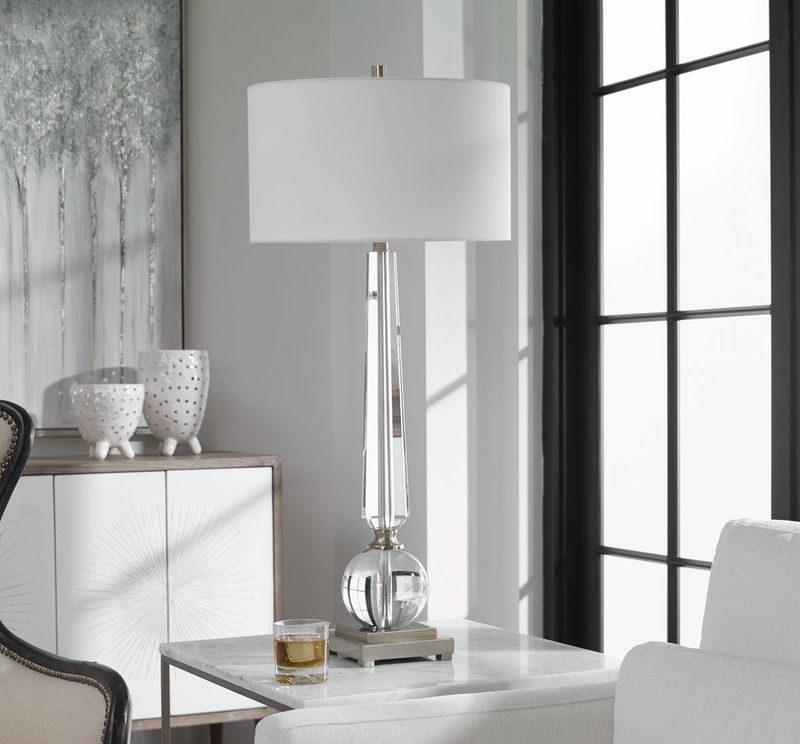 Crystal Table Lamp 39H