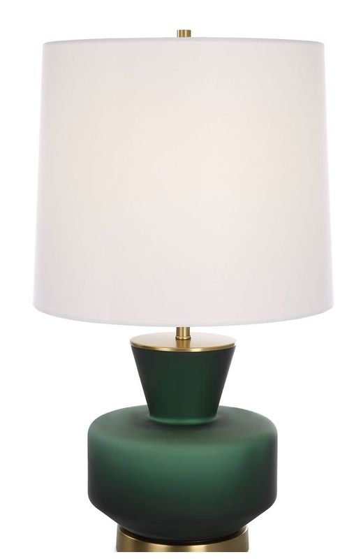 Green Table Lamp 28H