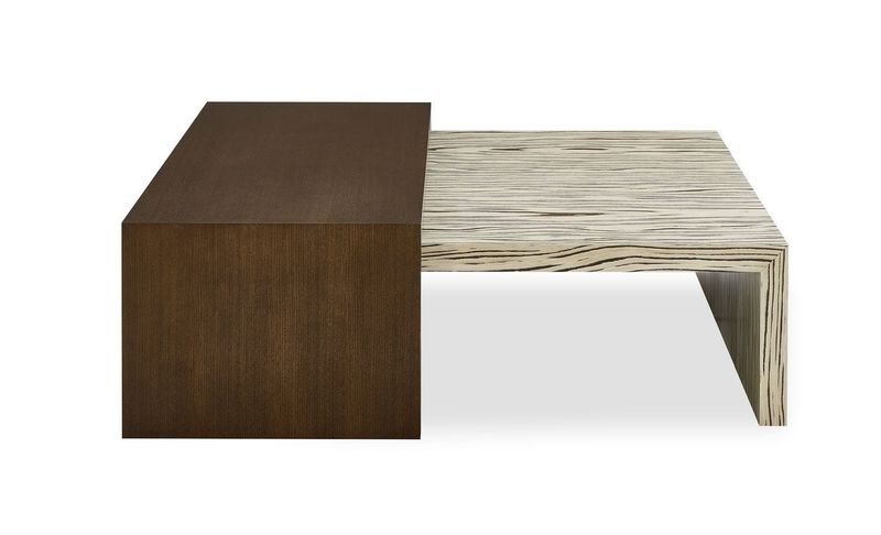 Wood Nested Coffee Tables S/2