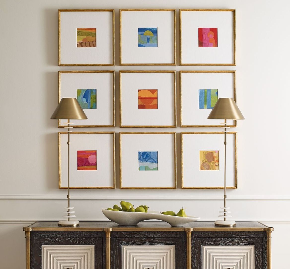 Petite Framed Canvases S/9 Petite Framed Canvases S/9