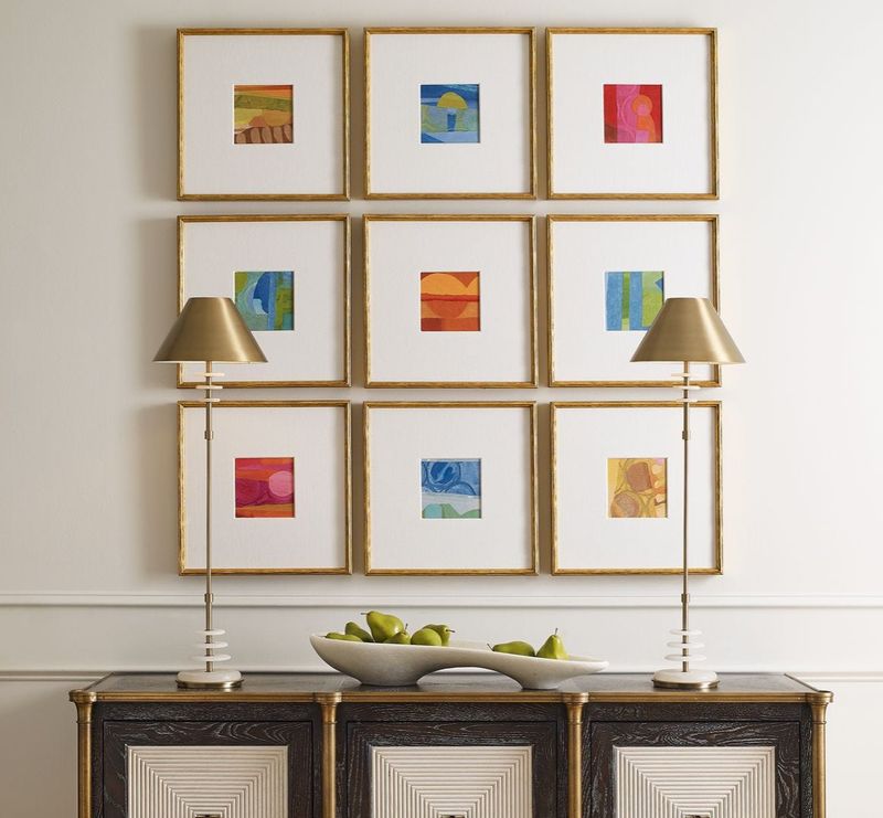 Petite Framed Canvases S/9 Petite Framed Canvases S/9