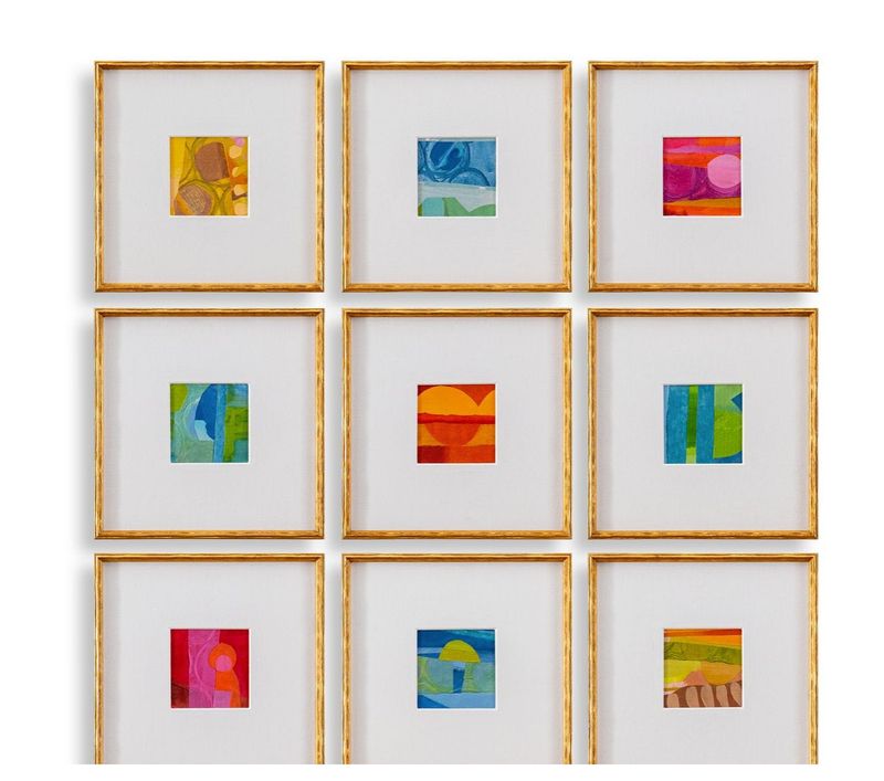 Petite Framed Canvases S/9
