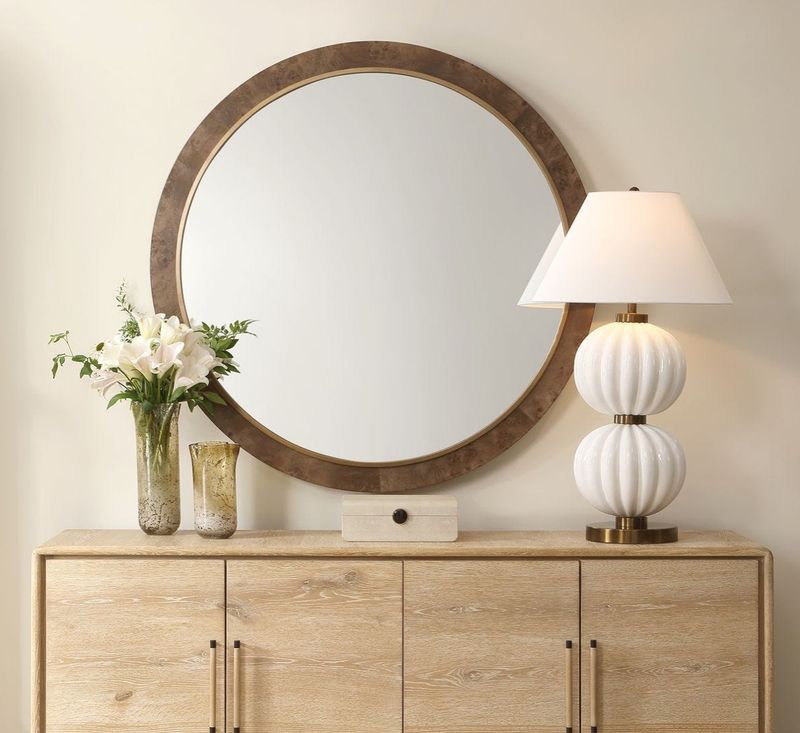 Burl Road Mirror 52"