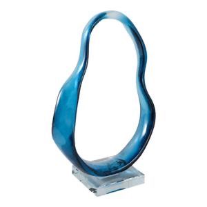 Crest Blue Decor Wave 12"