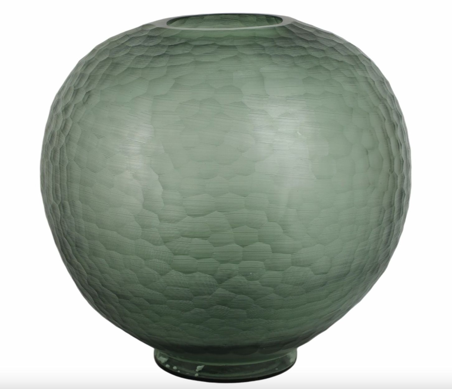 Green Glass Vase 14" Green Glass Vase 14"