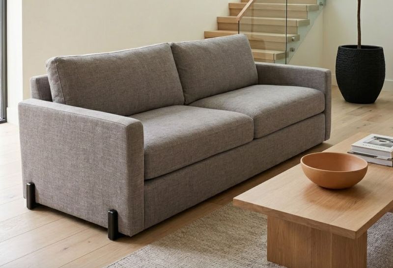 Light Brown Sofa 95"
