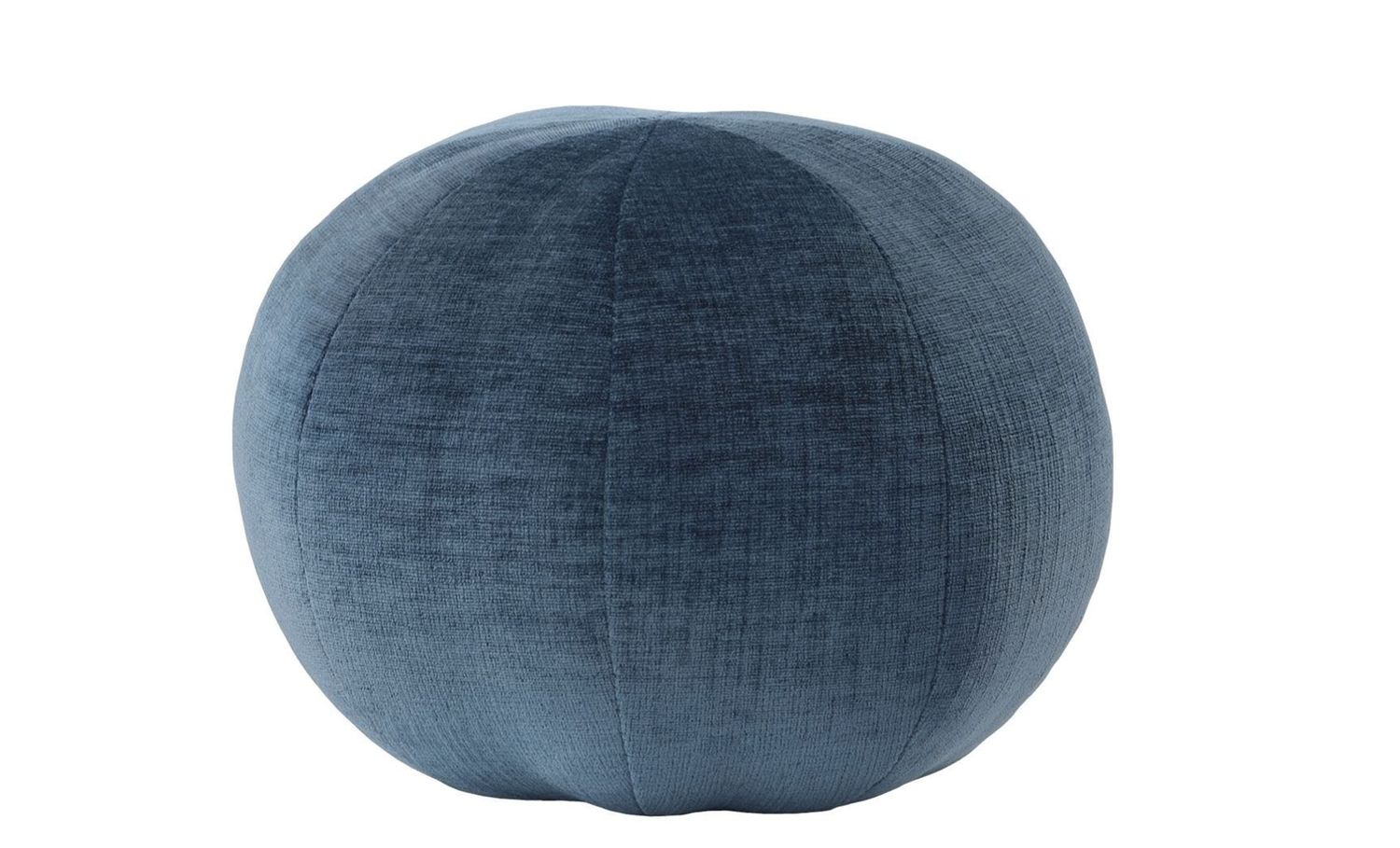 Blue Peacock Ball Pillow 10"