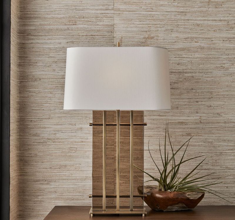 Champagne Crystal Table Lamp