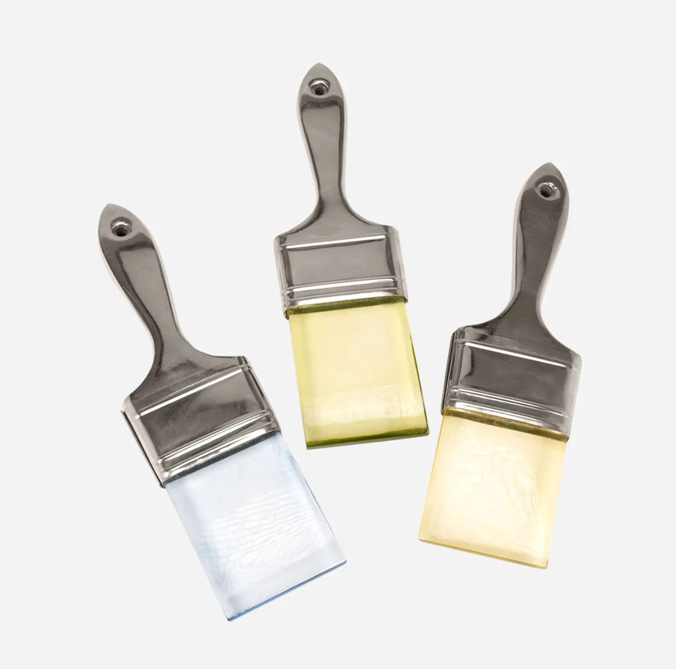 Silver Multi Color Brush Set of 3