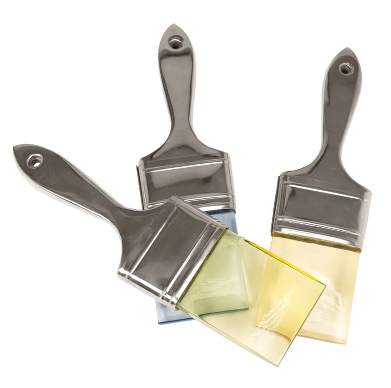 Silver Multi Color Brush Set of 3