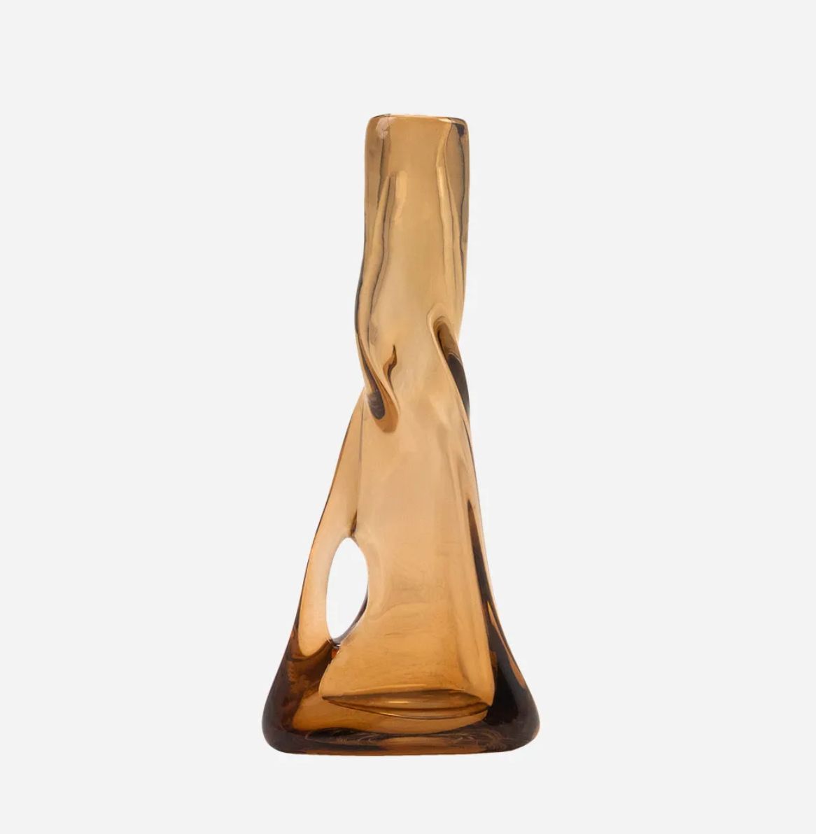 Kava Brown Glass Vase Kava Brown Glass Vase