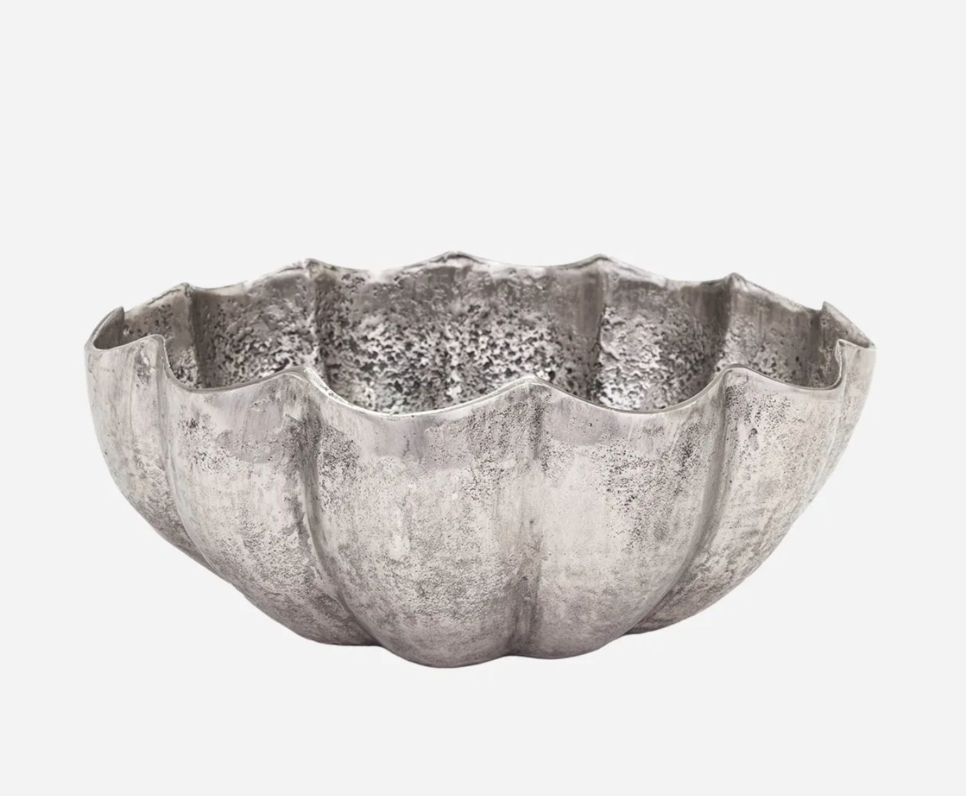 Silver Aluminum Bowl 18" Silver Aluminum Bowl 18"