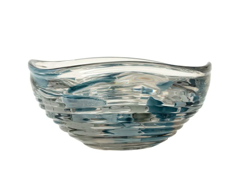 Teal Glass Bowl