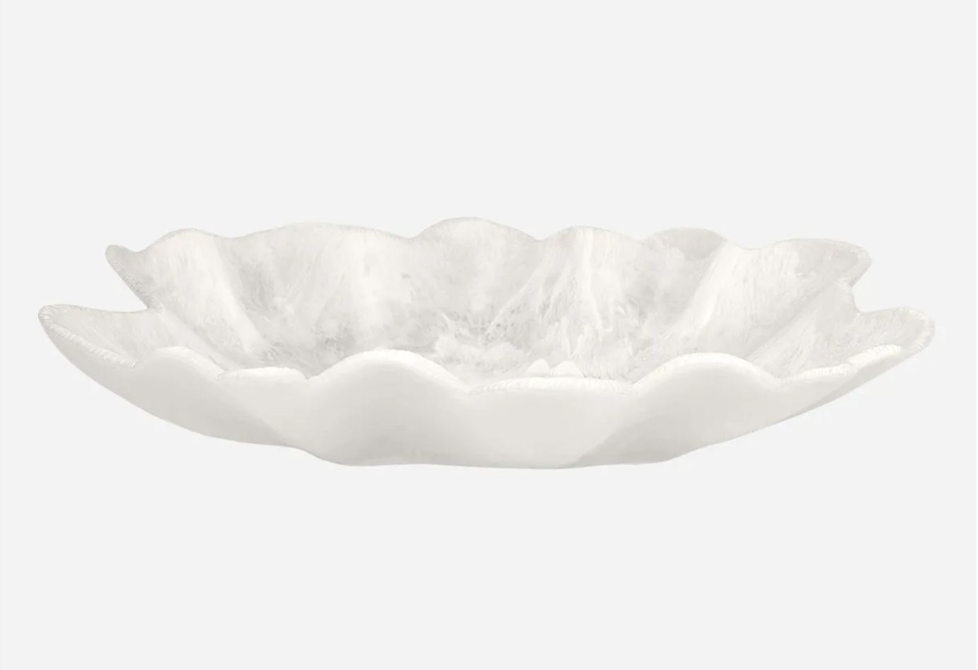 White Resin Bowl