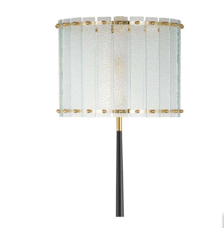 Glass Shade Floor Lamp 67"