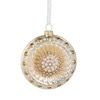4" Pearl Medallion Ornament 4" Pearl Medallion Ornament