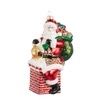 6.75" Santa/Chimney Ornament 6.75" Santa/Chimney Ornament