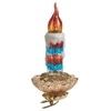 6.5" Red and Blue Clip-on Candle Ornament 6.5" Red and Blue Clip-on Candle Ornament