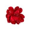 7" Red Magnolia Clip Ornament 7" Red Magnolia Clip Ornament