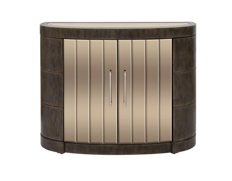 Bronzed Two Door Cabinet 44x17x34 Bronzed Two Door Cabinet 44x17x34