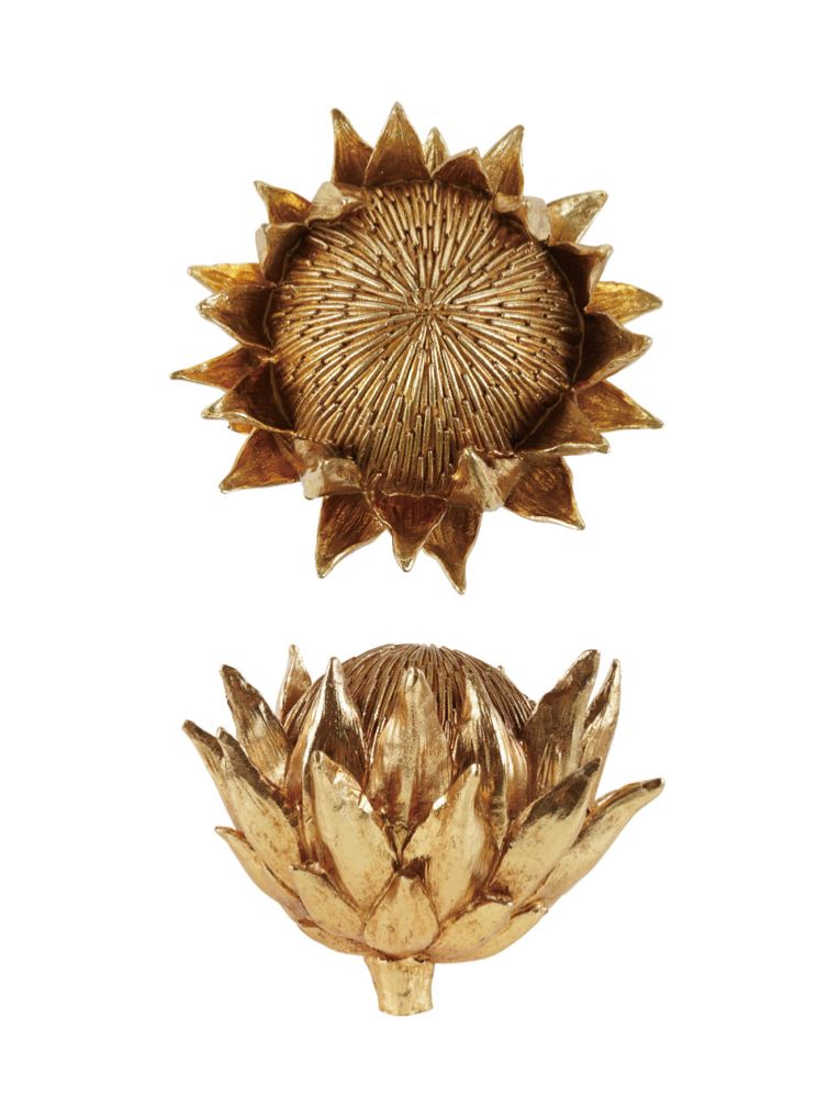 Gold Resin Artichoke Gold Resin Artichoke