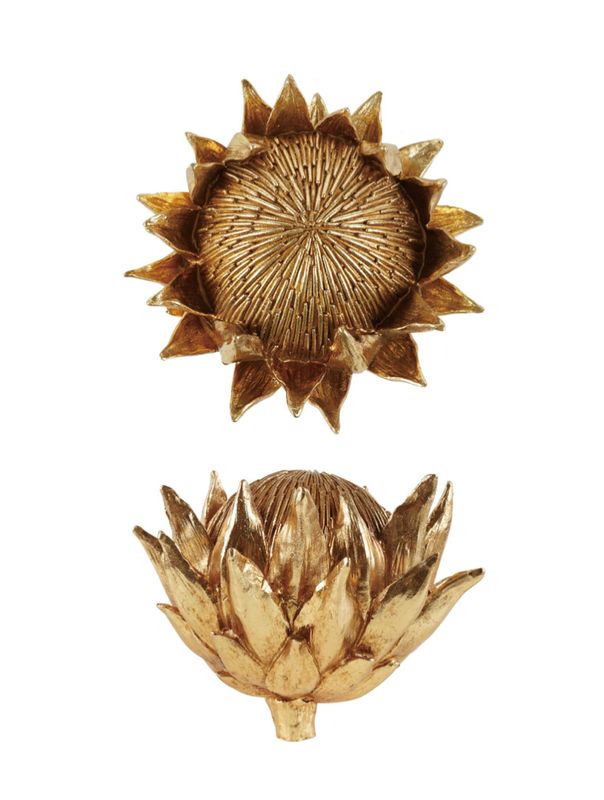 Gold Resin Artichoke Gold Resin Artichoke