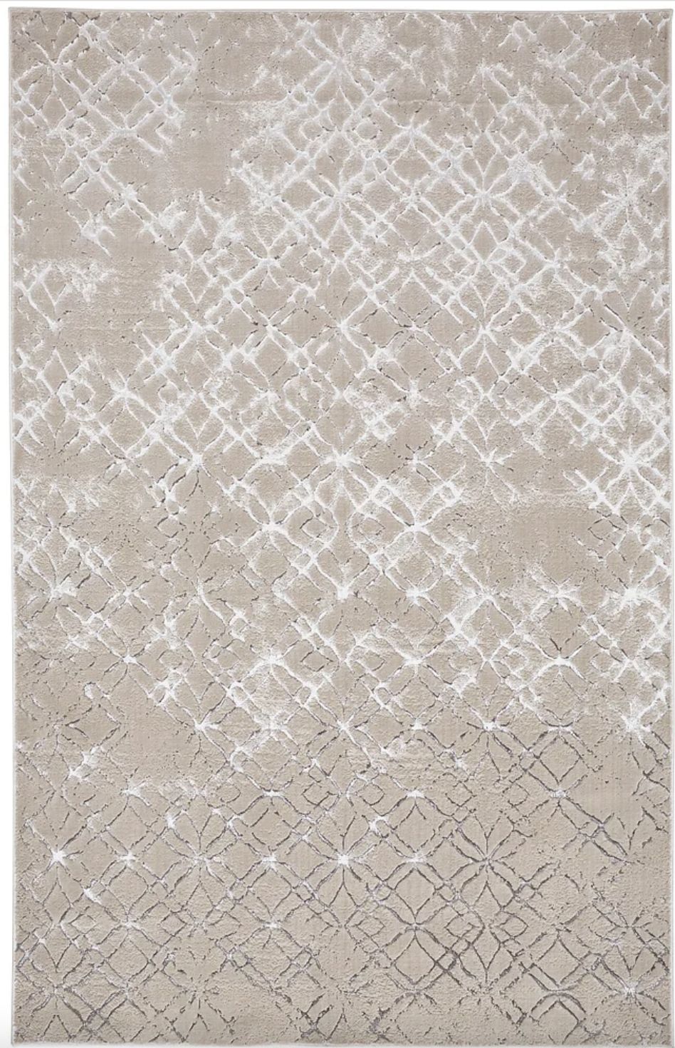 Beige/Silver 8x10