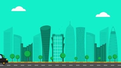 a motion video for cars on the road
