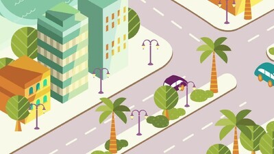 a motion video for smart cities