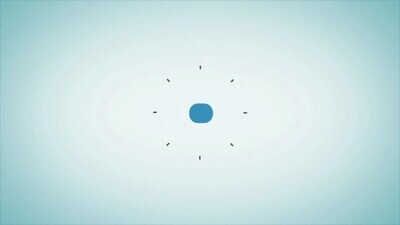 فيديو متحرك يظهر شعار تويتر وعلامة التغريدة